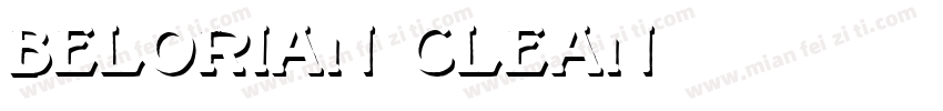 Belorian Clean字体转换